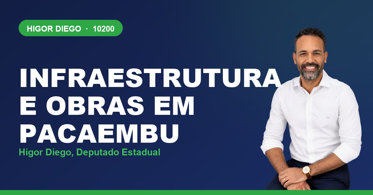 Infraestrutura e Obras em Pacaembu, com Higor Diego, deputado estadual 10200
