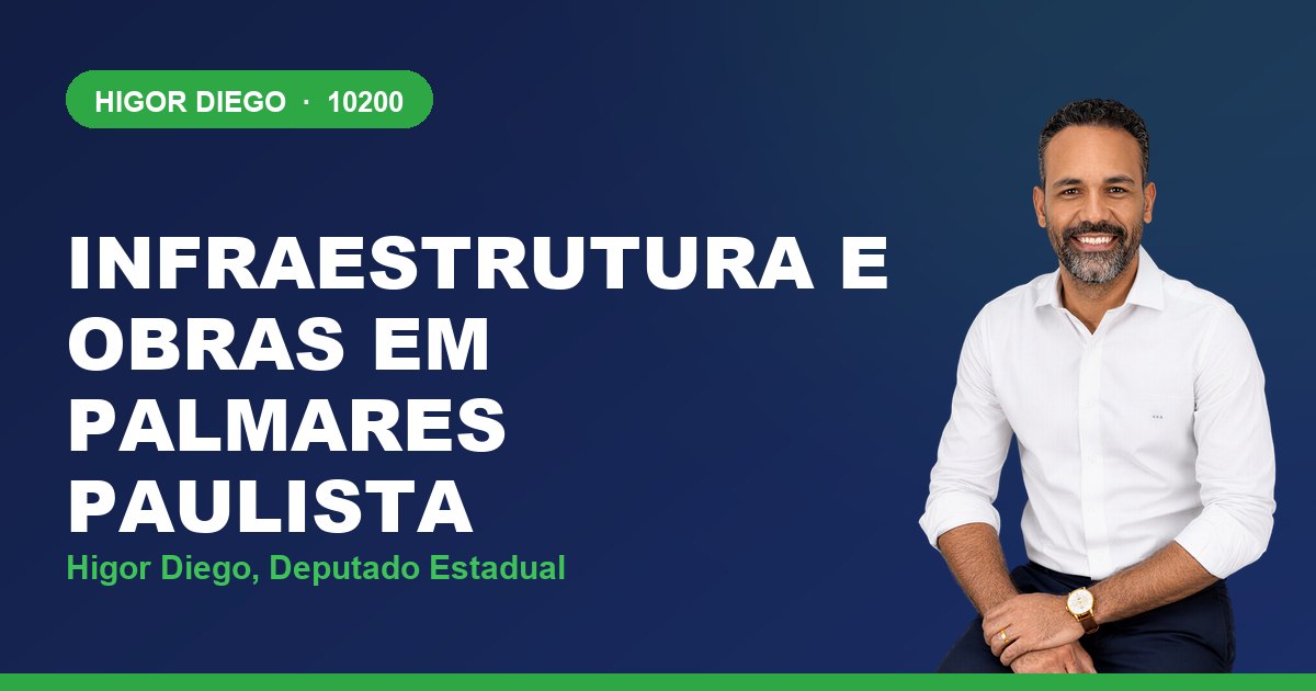 Infraestrutura e Obras em Palmares Paulista, com Higor Diego, deputado estadual 10200