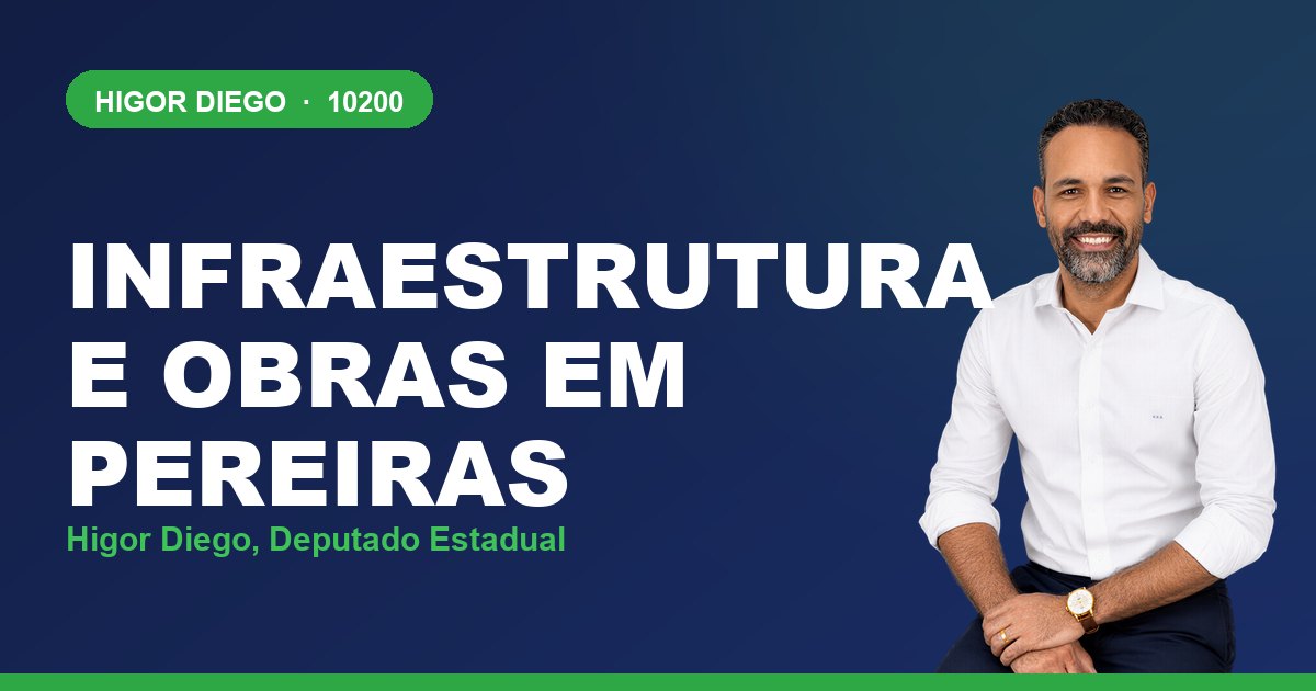 Infraestrutura e Obras em Pereiras, com Higor Diego, deputado estadual 10200