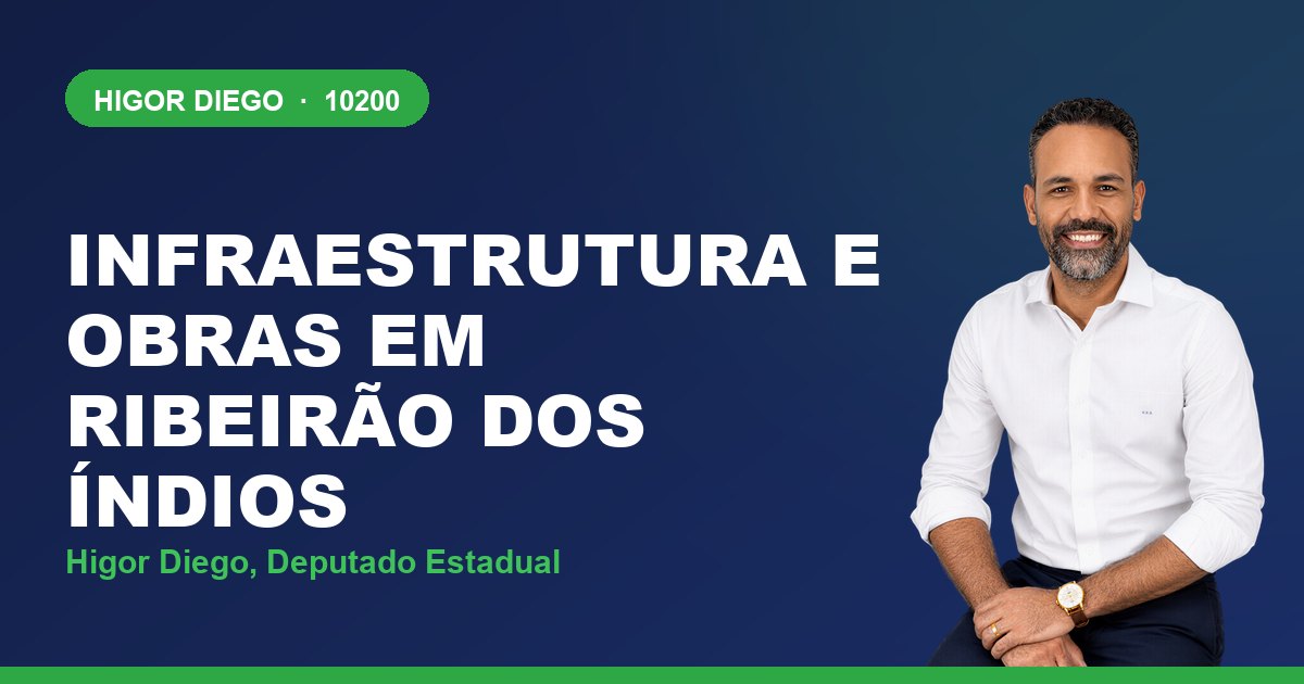 Infraestrutura e Obras em Ribeirão dos Índios, com Higor Diego, deputado estadual 10200