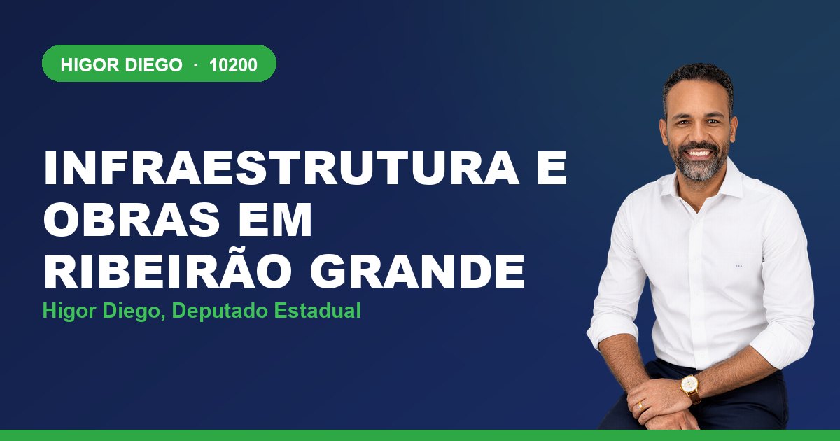 Infraestrutura e Obras em Ribeirão Grande, com Higor Diego, deputado estadual 10200
