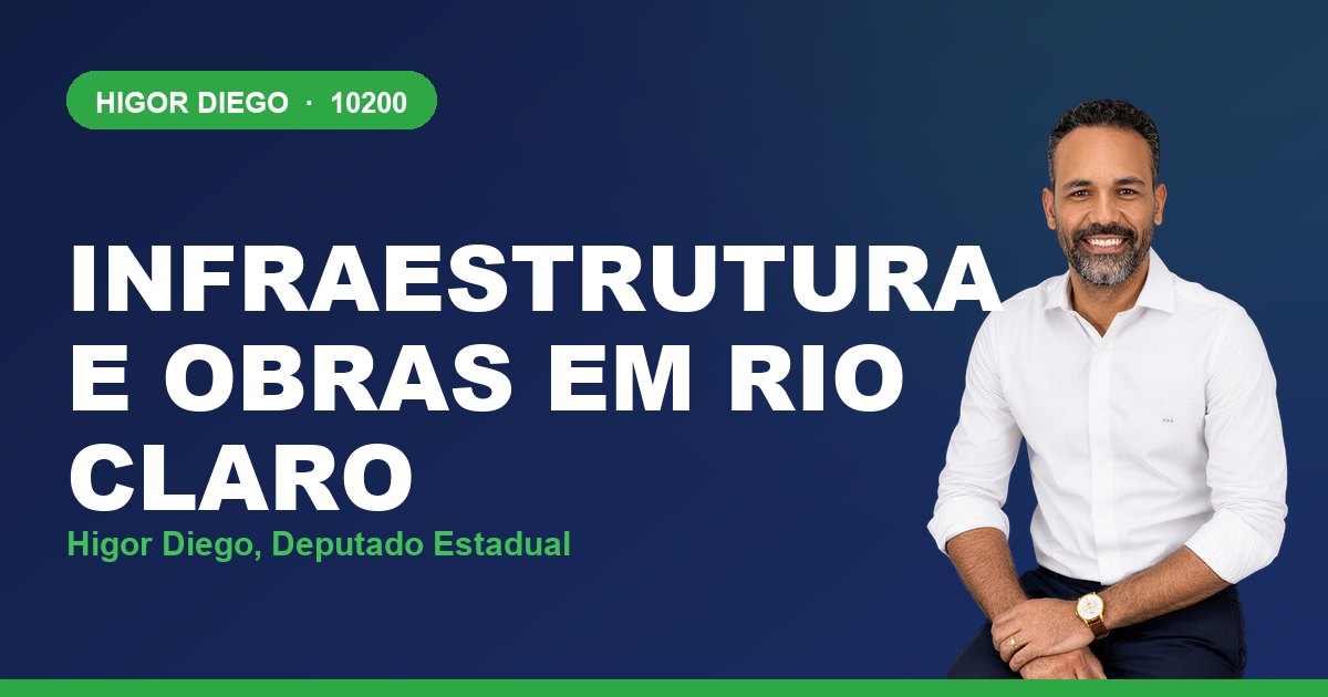 Infraestrutura e Obras em Rio Claro, com Higor Diego, deputado estadual 10200