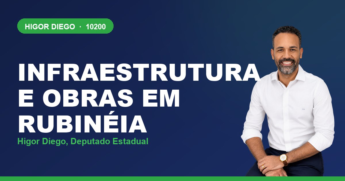 Infraestrutura e Obras em Rubinéia, com Higor Diego, deputado estadual 10200