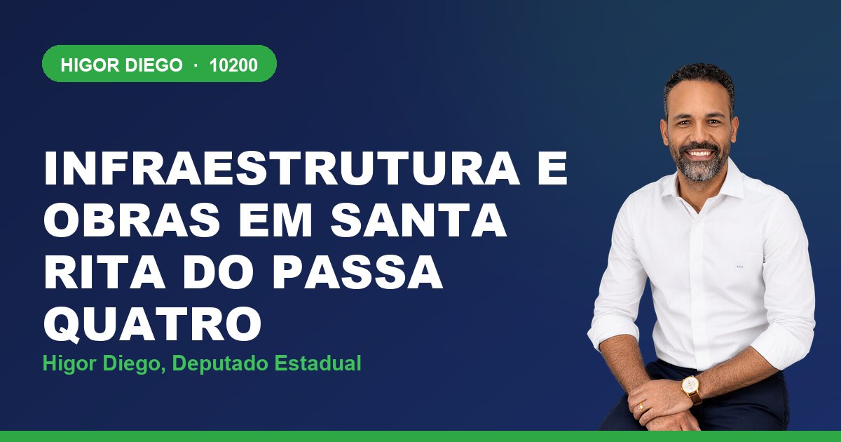Infraestrutura e Obras em Santa Rita do Passa Quatro, com Higor Diego, deputado estadual 10200