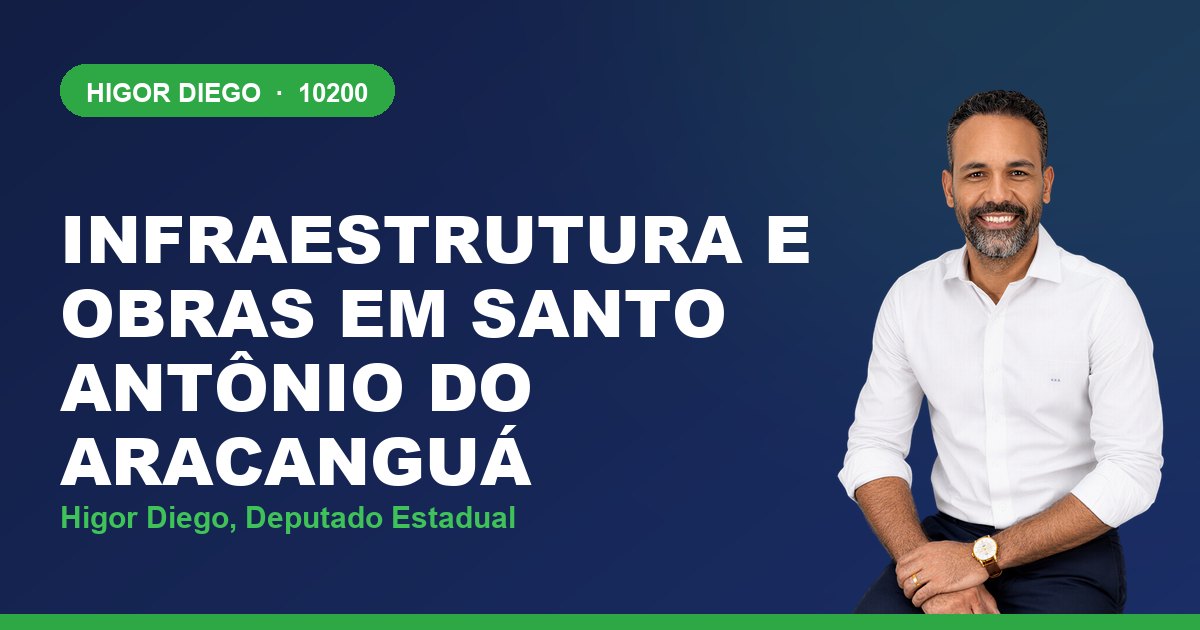 Infraestrutura e Obras em Santo Antônio do Aracanguá, com Higor Diego, deputado estadual 10200