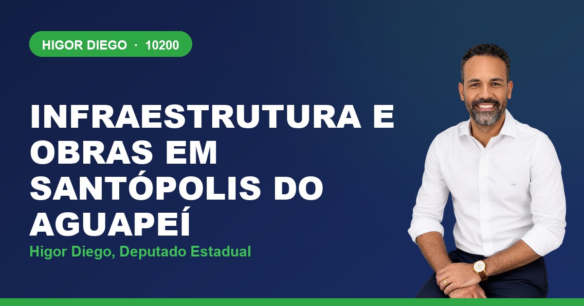 Infraestrutura e Obras em Santópolis do Aguapeí, com Higor Diego, deputado estadual 10200