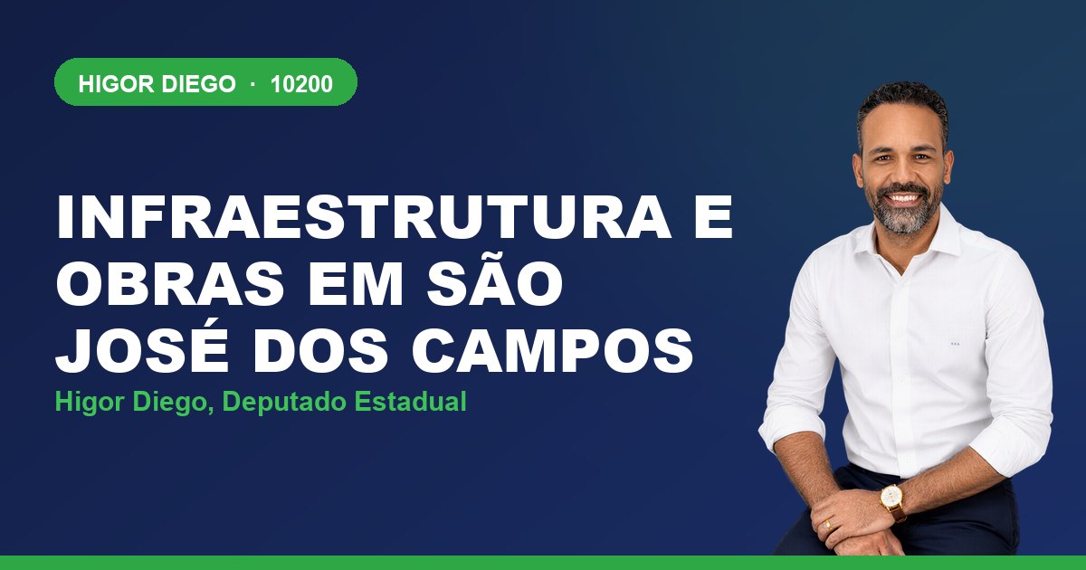 Infraestrutura e Obras em São José dos Campos, com Higor Diego, deputado estadual 10200