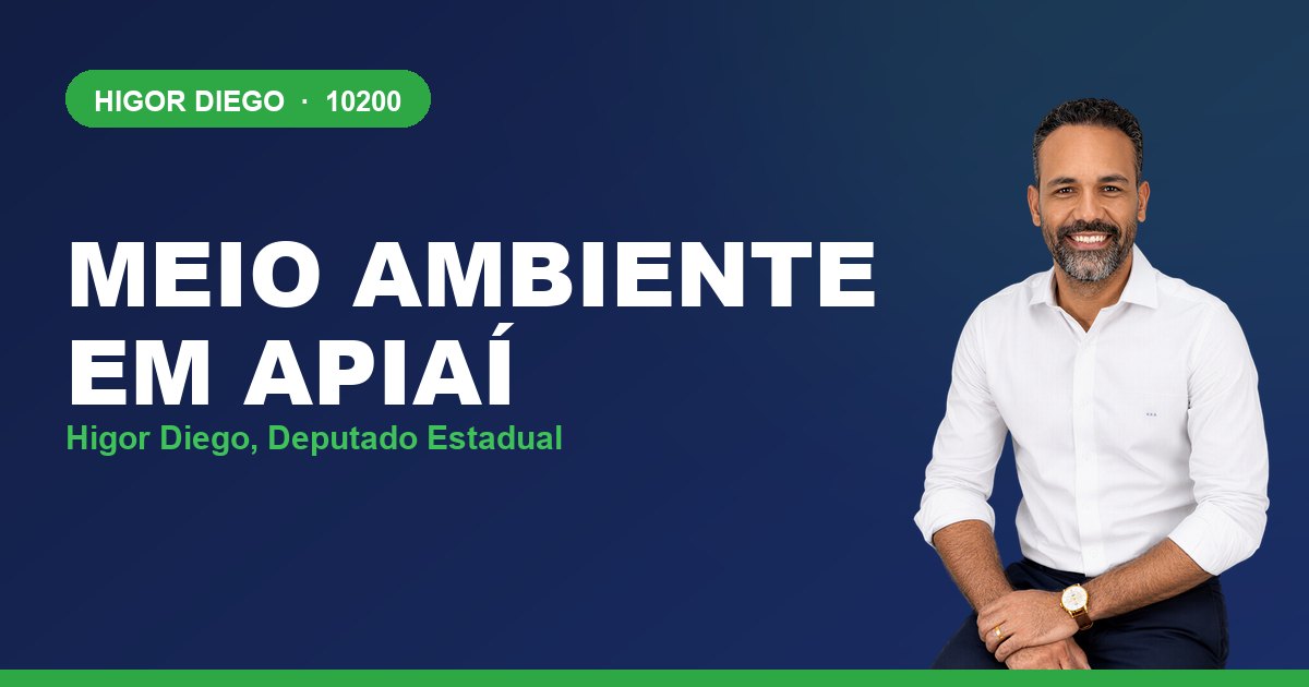 Meio Ambiente em Apiaí, com Higor Diego, deputado estadual 10200