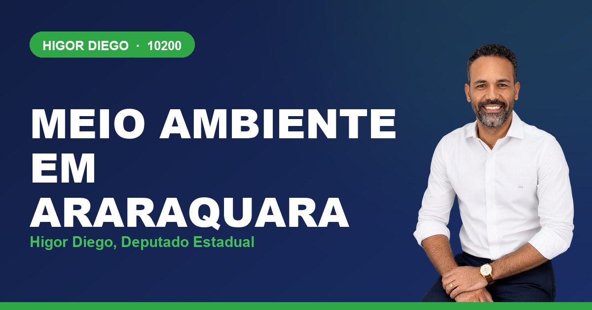 Meio Ambiente em Araraquara, com Higor Diego, deputado estadual 10200
