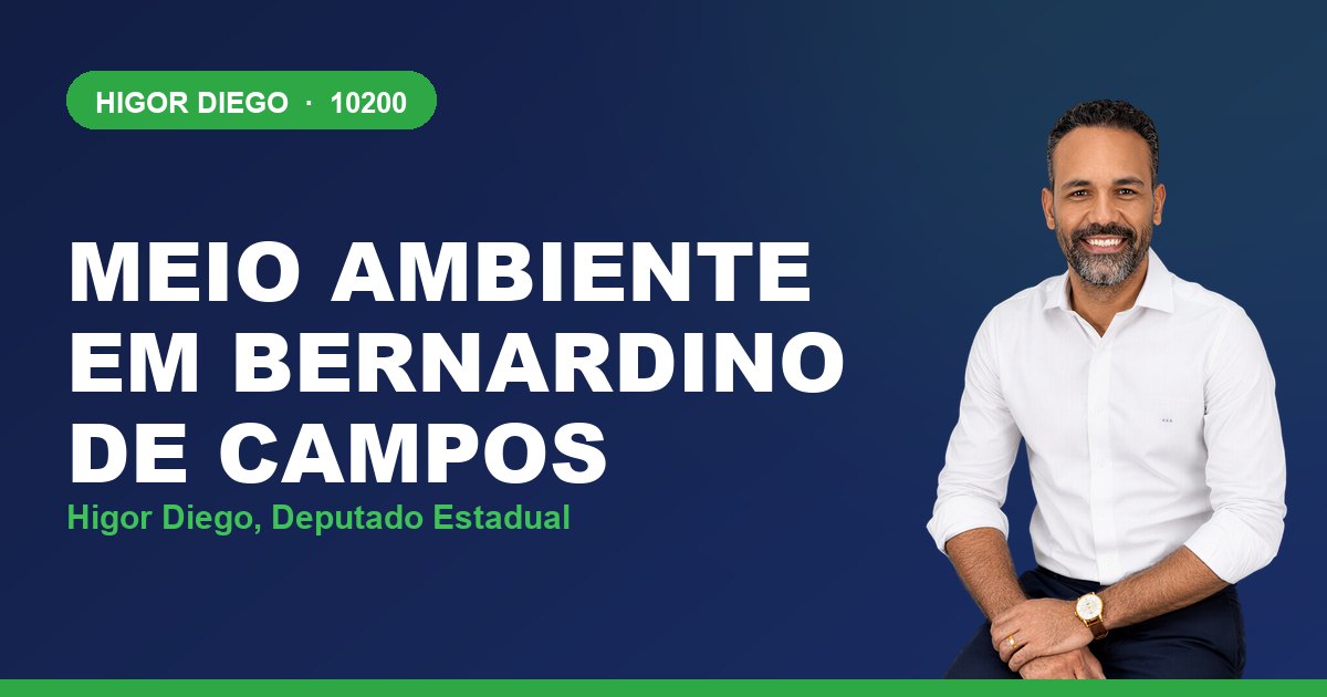 Meio Ambiente em Bernardino de Campos, com Higor Diego, deputado estadual 10200