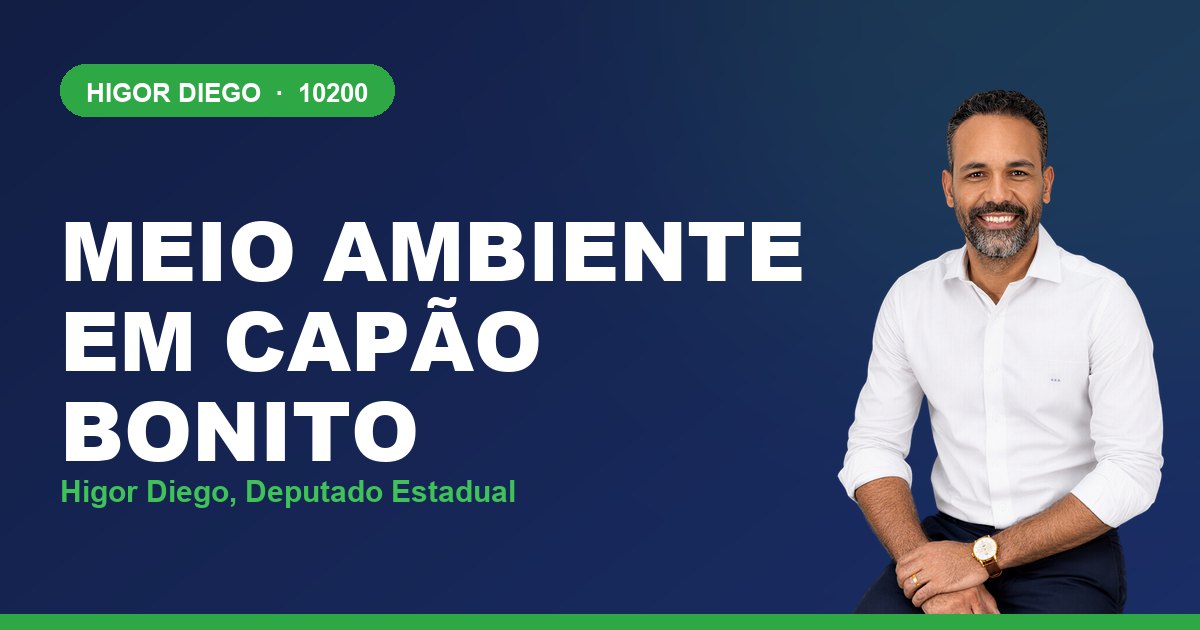 Meio Ambiente em Capão Bonito, com Higor Diego, deputado estadual 10200
