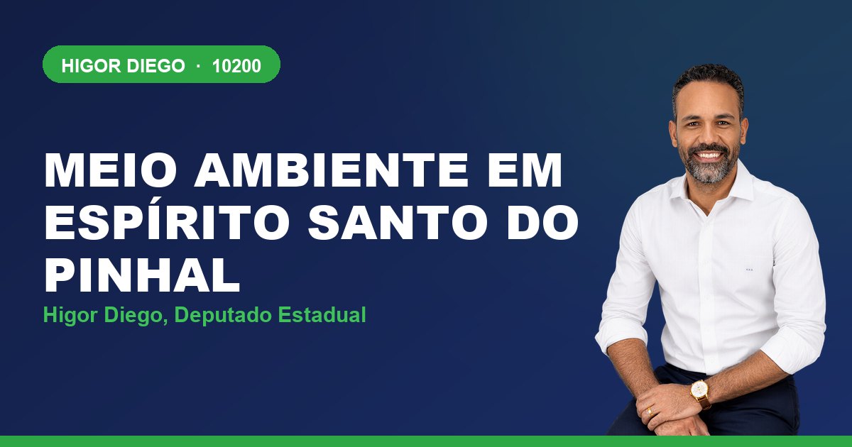 Meio Ambiente em Espírito Santo do Pinhal, com Higor Diego, deputado estadual 10200