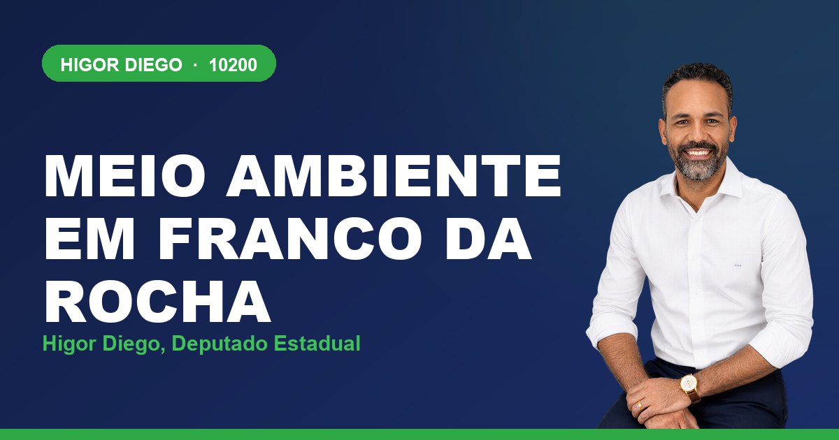 Meio Ambiente em Franco da Rocha, com Higor Diego, deputado estadual 10200