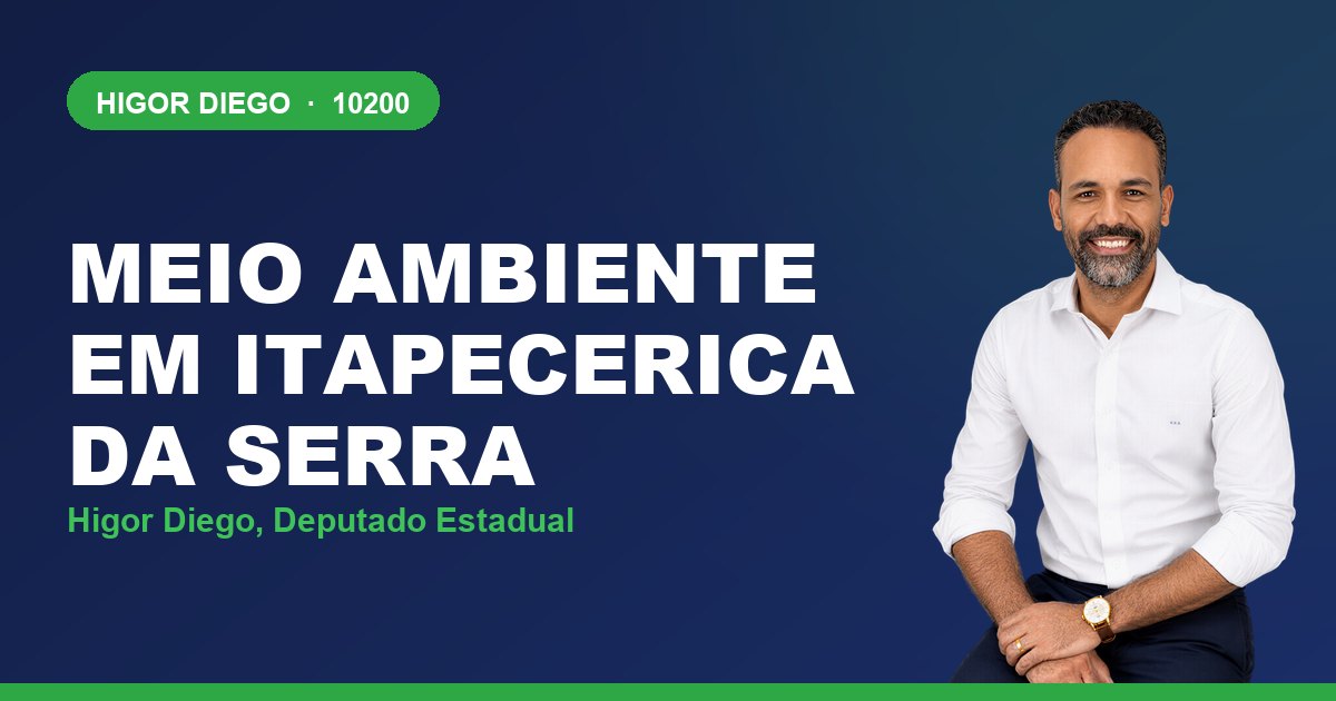 Meio Ambiente em Itapecerica da Serra, com Higor Diego, deputado estadual 10200