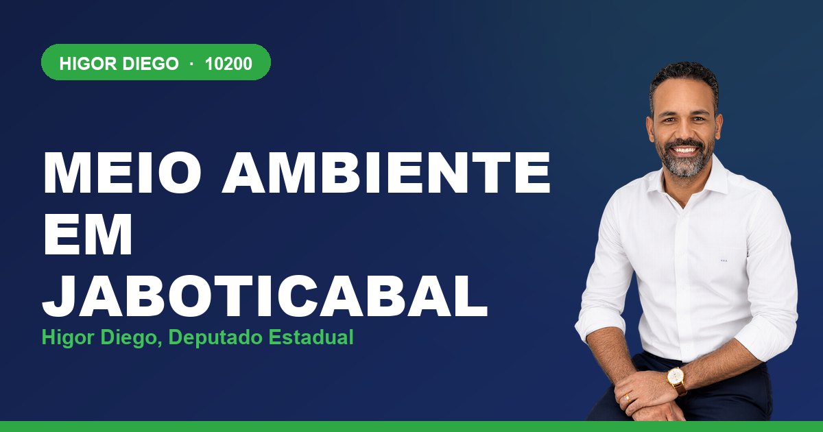 Meio Ambiente em Jaboticabal, com Higor Diego, deputado estadual 10200