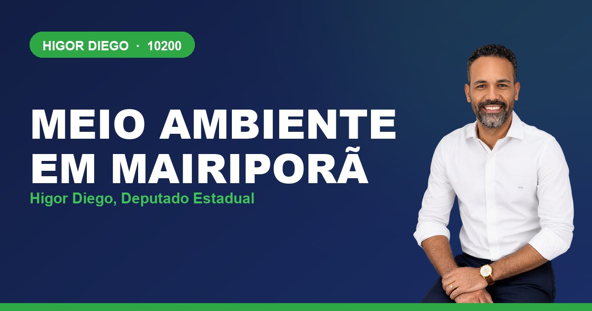 Meio Ambiente em Mairiporã, com Higor Diego, deputado estadual 10200