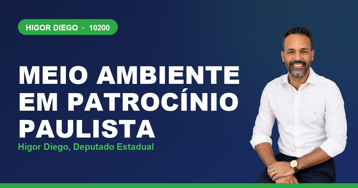 Meio Ambiente em Patrocínio Paulista, com Higor Diego, deputado estadual 10200