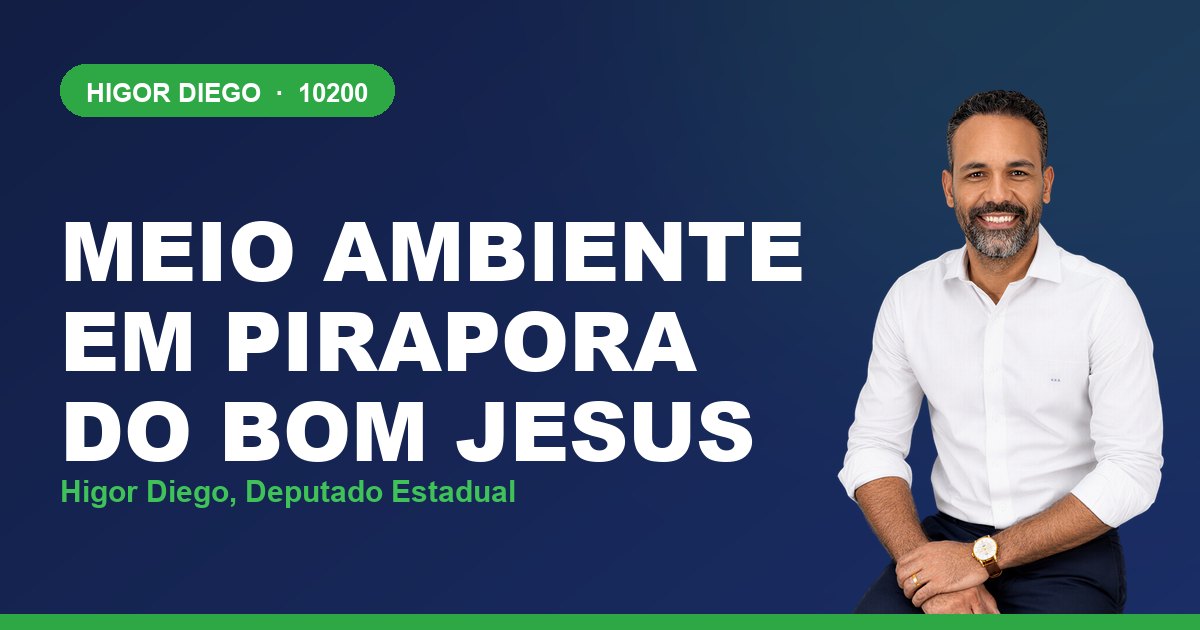 Meio Ambiente em Pirapora do Bom Jesus, com Higor Diego, deputado estadual 10200