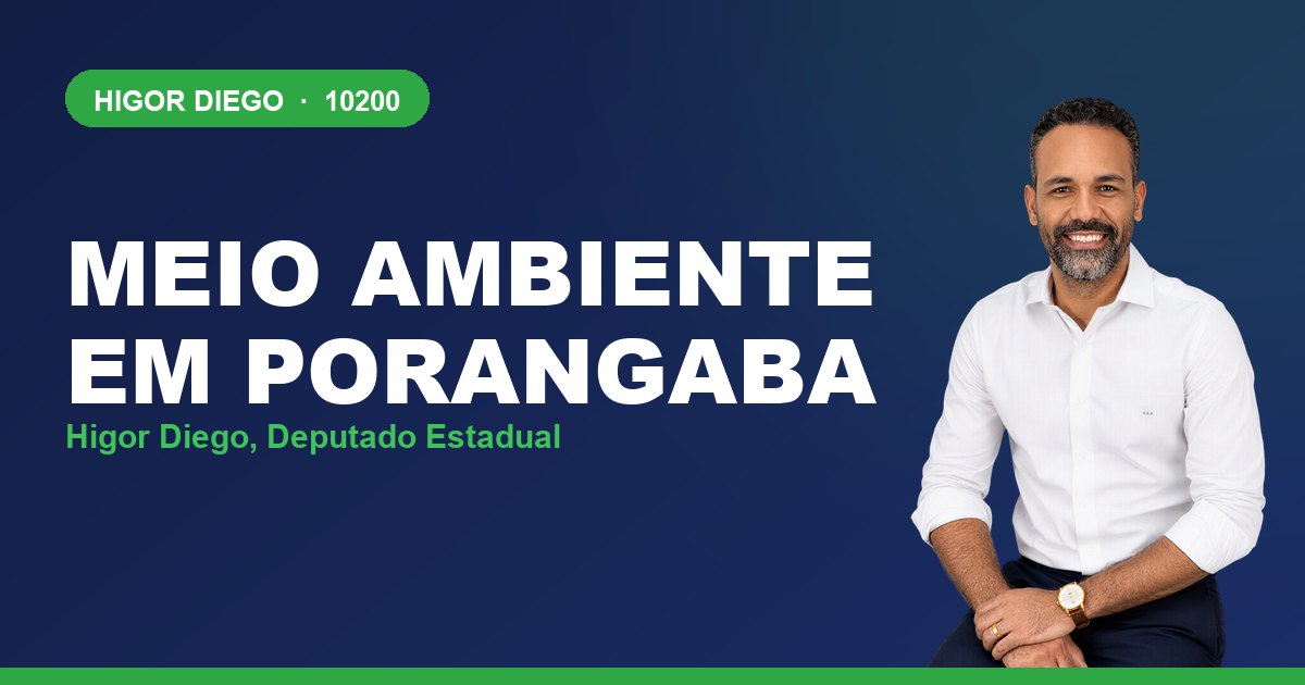 Meio Ambiente em Porangaba, com Higor Diego, deputado estadual 10200