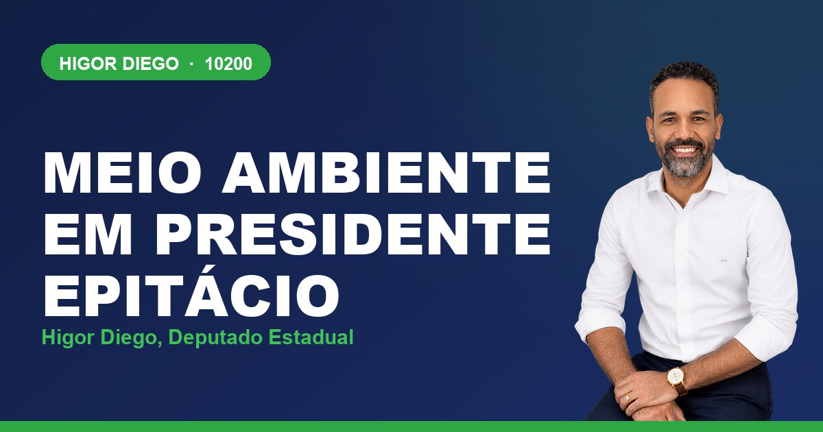 Meio Ambiente em Presidente Epitácio, com Higor Diego, deputado estadual 10200
