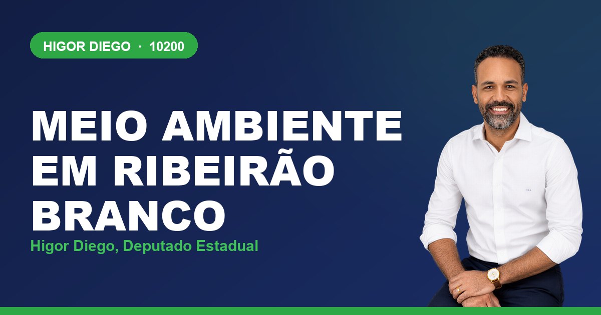 Meio Ambiente em Ribeirão Branco, com Higor Diego, deputado estadual 10200