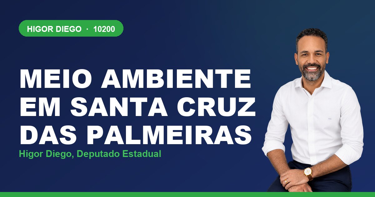 Meio Ambiente em Santa Cruz das Palmeiras, com Higor Diego, deputado estadual 10200