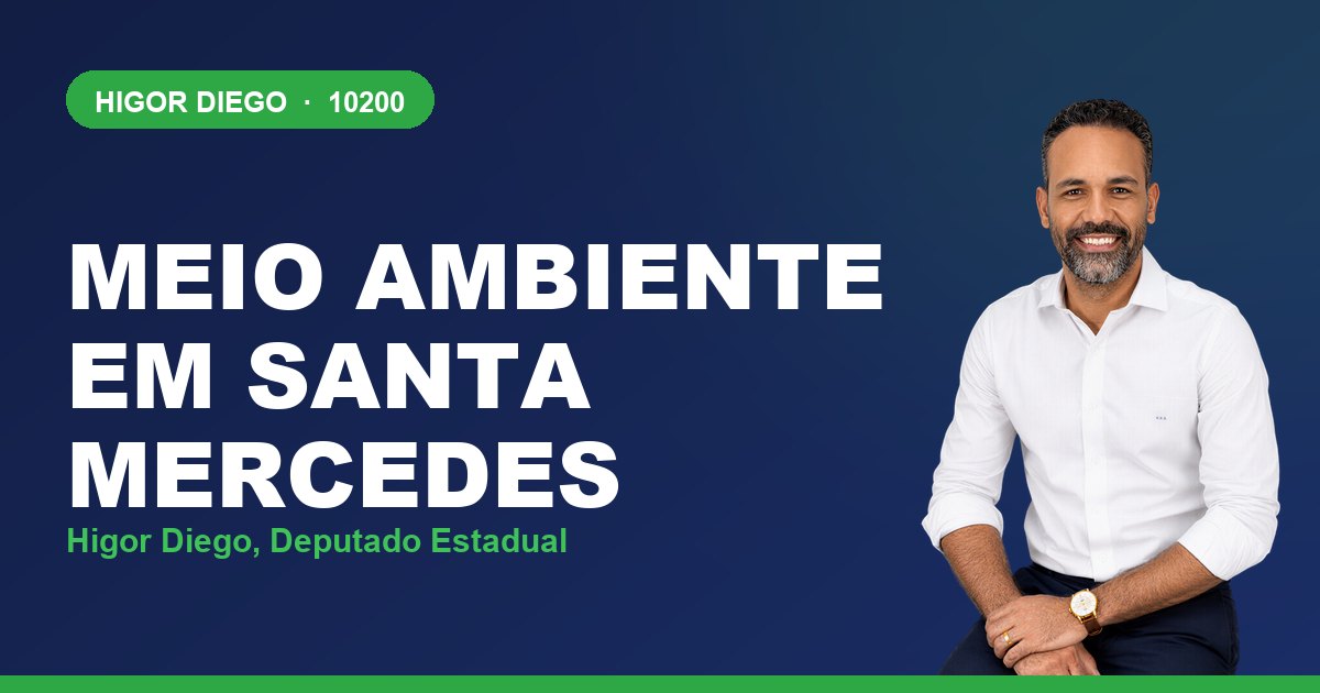 Meio Ambiente em Santa Mercedes, com Higor Diego, deputado estadual 10200