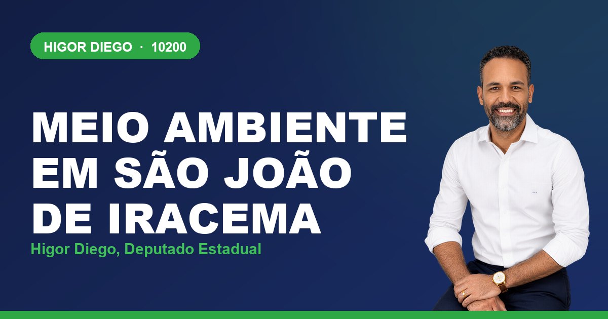 Meio Ambiente em São João de Iracema, com Higor Diego, deputado estadual 10200