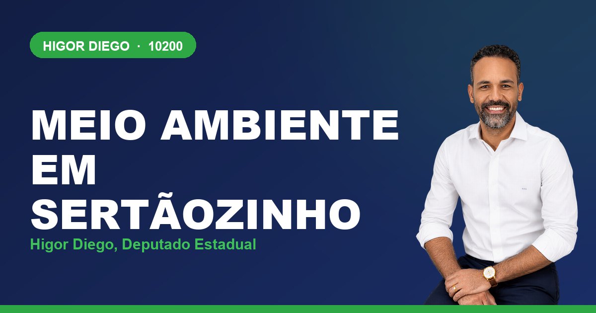 Meio Ambiente em Sertãozinho, com Higor Diego, deputado estadual 10200