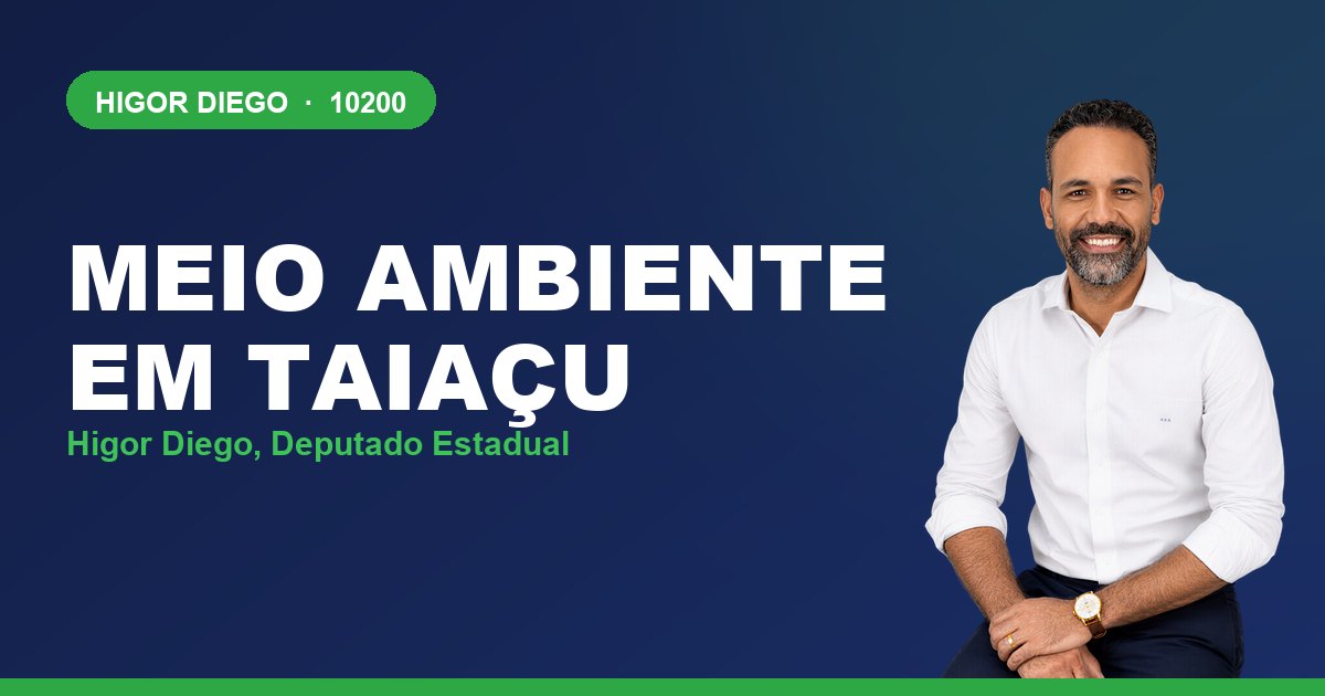 Meio Ambiente em Taiaçu, com Higor Diego, deputado estadual 10200