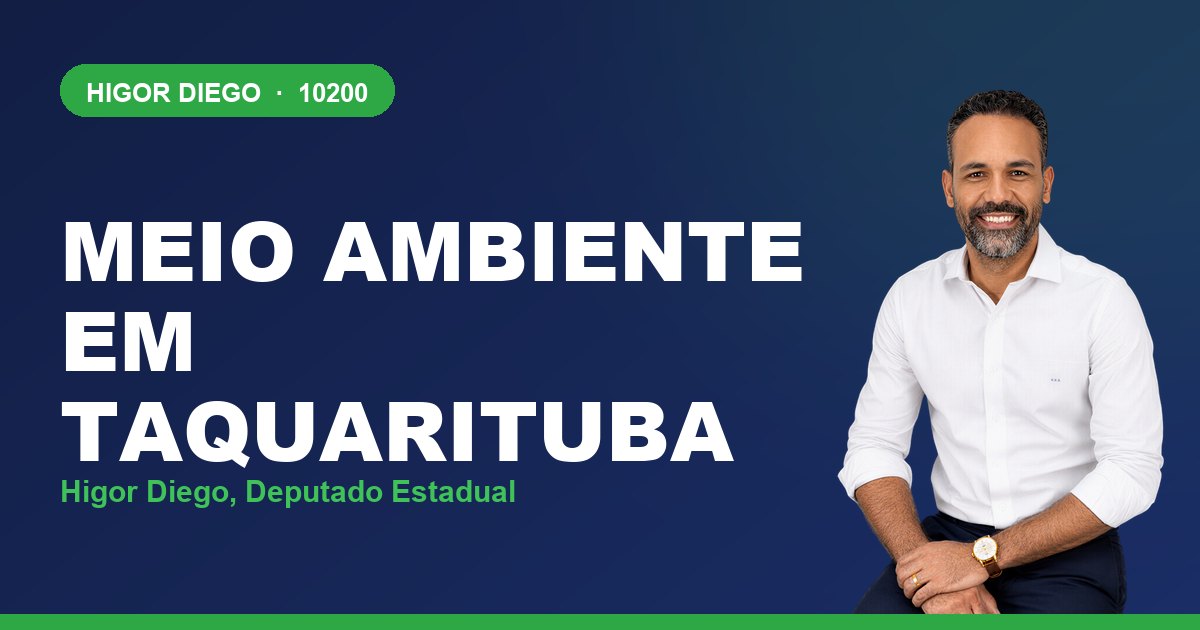 Meio Ambiente em Taquarituba, com Higor Diego, deputado estadual 10200