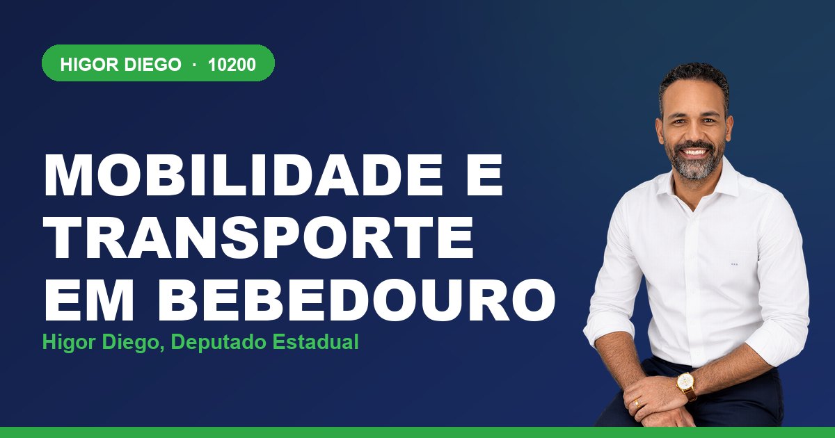 Mobilidade e Transporte em Bebedouro, com Higor Diego, deputado estadual 10200