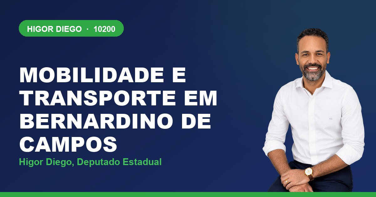 Mobilidade e Transporte em Bernardino de Campos, com Higor Diego, deputado estadual 10200