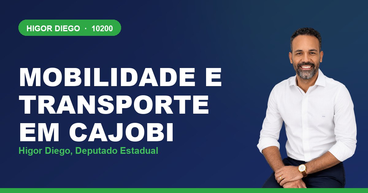 Mobilidade e Transporte em Cajobi, com Higor Diego, deputado estadual 10200