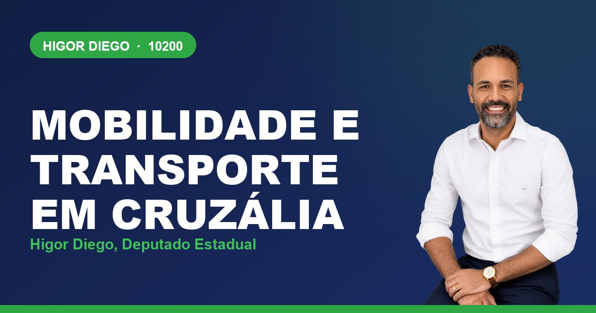 Mobilidade e Transporte em Cruzália, com Higor Diego, deputado estadual 10200