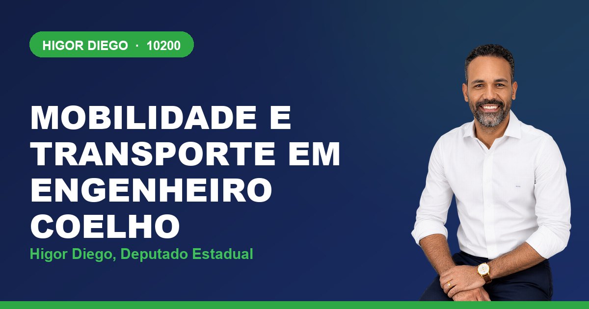 Mobilidade e Transporte em Engenheiro Coelho, com Higor Diego, deputado estadual 10200
