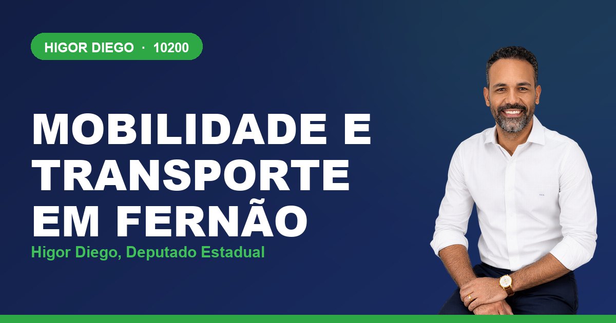 Mobilidade e Transporte em Fernão, com Higor Diego, deputado estadual 10200