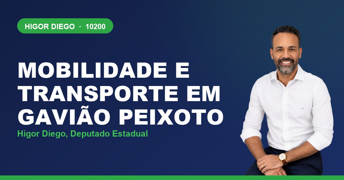 Mobilidade e Transporte em Gavião Peixoto, com Higor Diego, deputado estadual 10200
