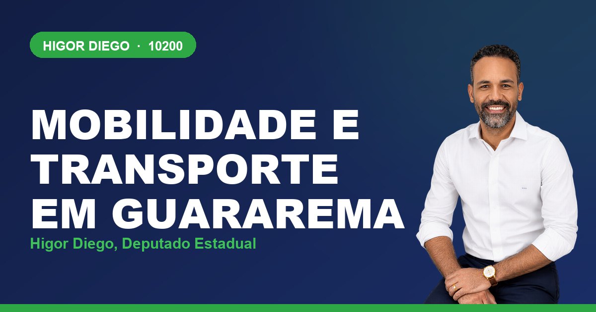 Mobilidade e Transporte em Guararema, com Higor Diego, deputado estadual 10200
