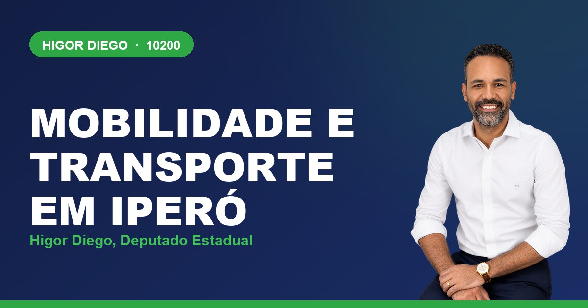 Mobilidade e Transporte em Iperó, com Higor Diego, deputado estadual 10200