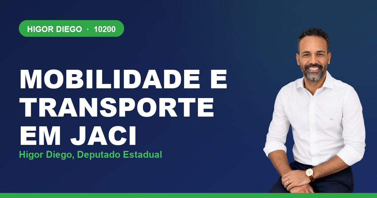 Mobilidade e Transporte em Jaci, com Higor Diego, deputado estadual 10200