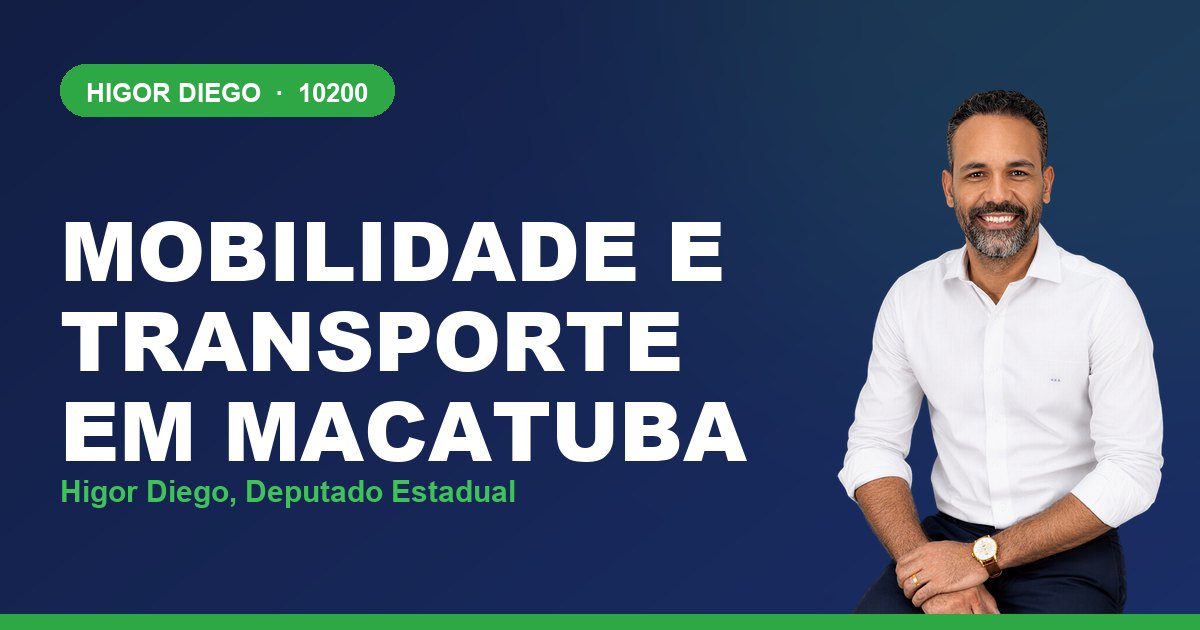 Mobilidade e Transporte em Macatuba, com Higor Diego, deputado estadual 10200