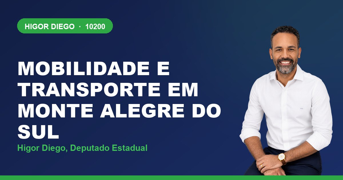 Mobilidade e Transporte em Monte Alegre do Sul, com Higor Diego, deputado estadual 10200