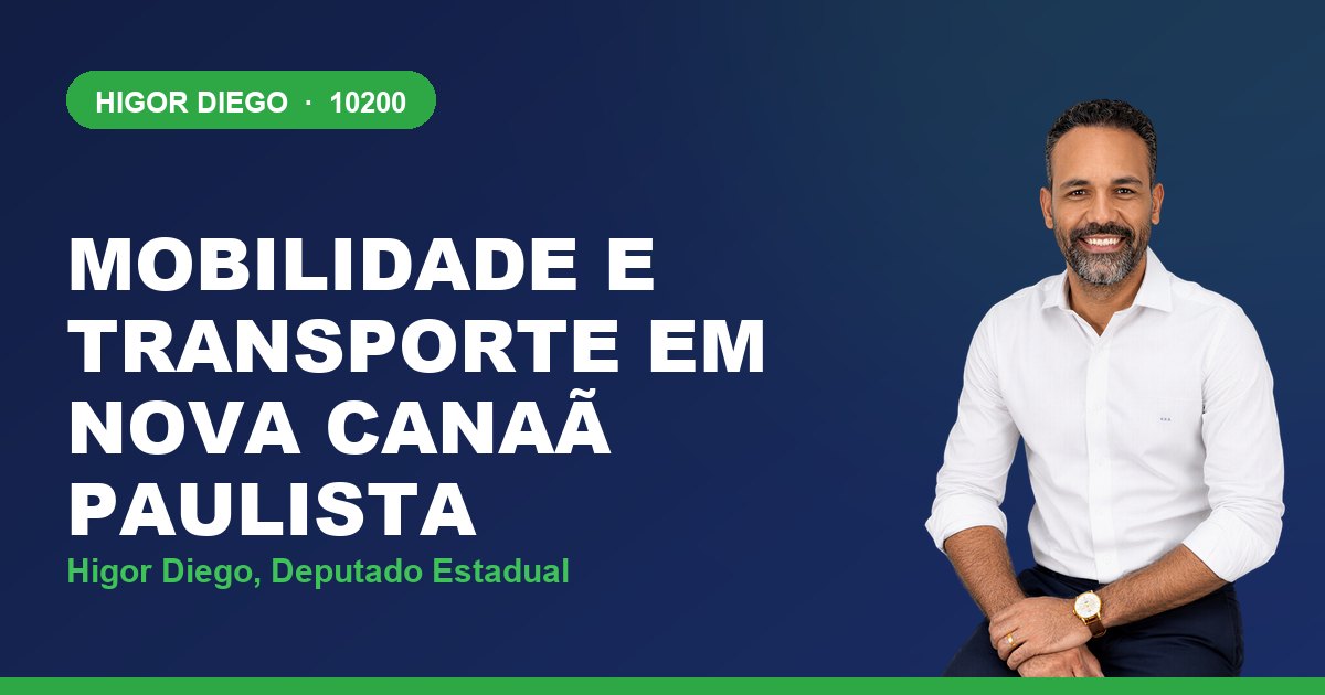 Mobilidade e Transporte em Nova Canaã Paulista, com Higor Diego, deputado estadual 10200
