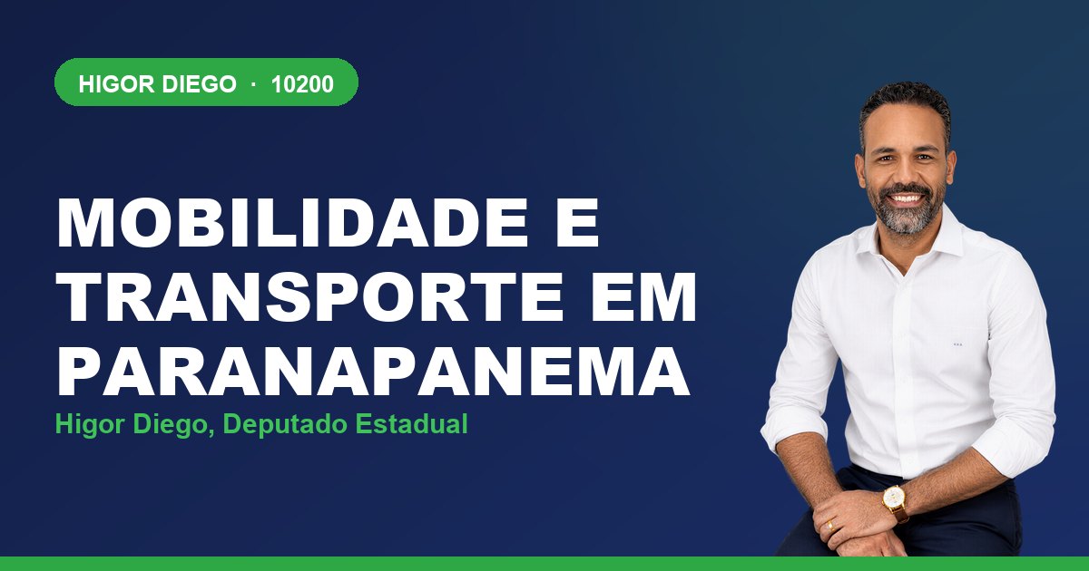 Mobilidade e Transporte em Paranapanema, com Higor Diego, deputado estadual 10200