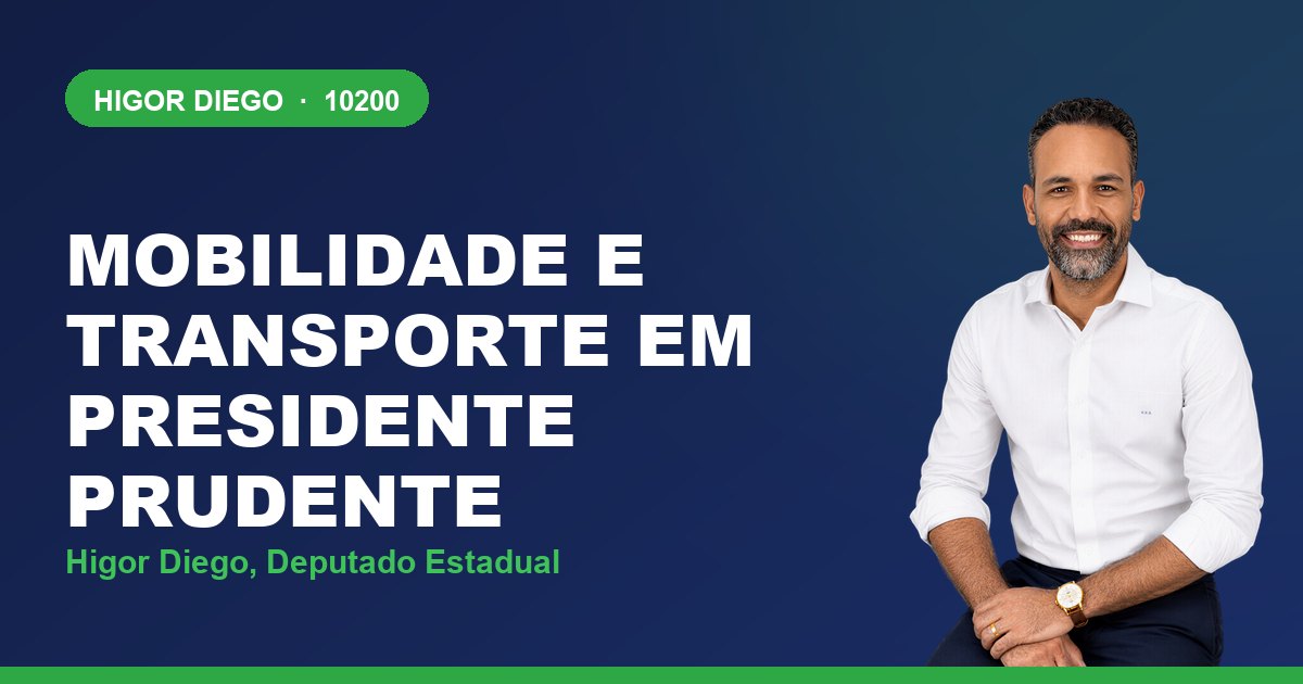 Mobilidade e Transporte em Presidente Prudente, com Higor Diego, deputado estadual 10200