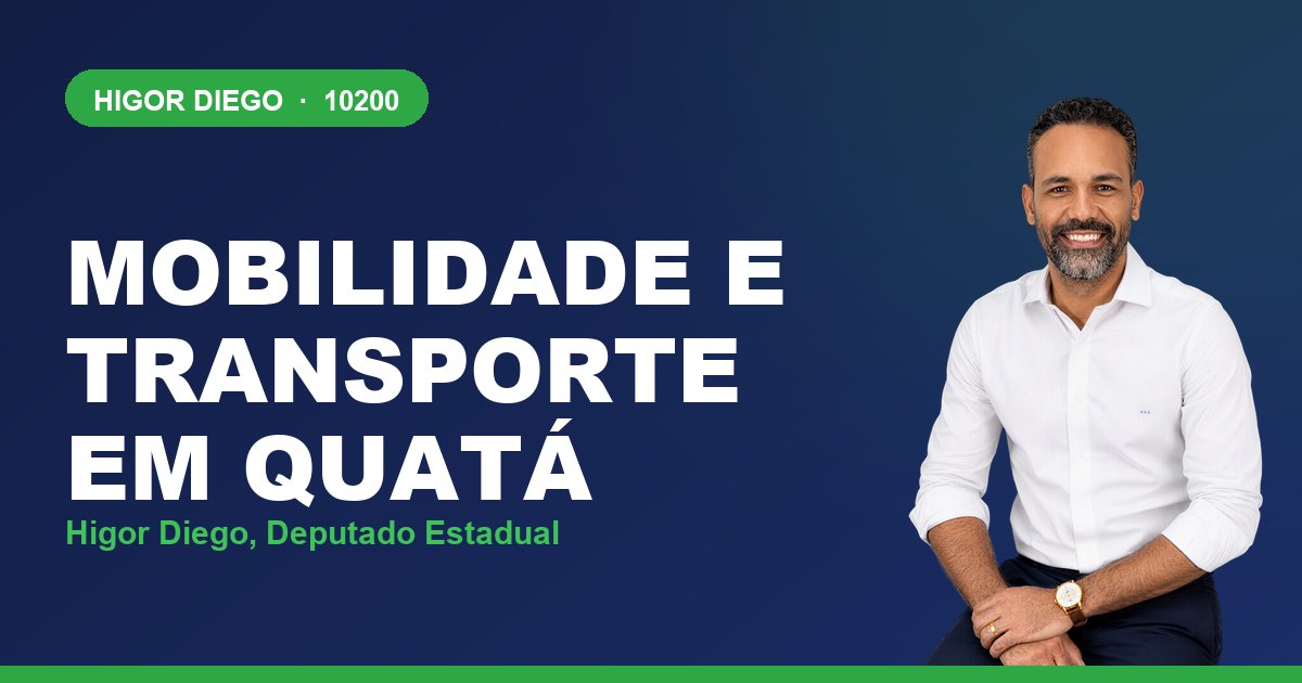 Mobilidade e Transporte em Quatá, com Higor Diego, deputado estadual 10200