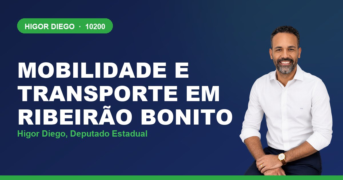 Mobilidade e Transporte em Ribeirão Bonito, com Higor Diego, deputado estadual 10200
