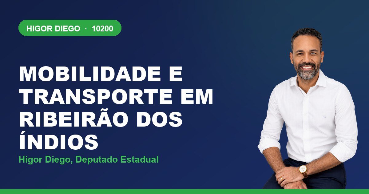 Mobilidade e Transporte em Ribeirão dos Índios, com Higor Diego, deputado estadual 10200