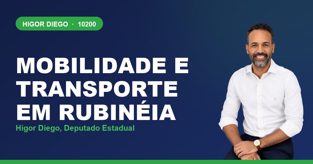 Mobilidade e Transporte em Rubinéia, com Higor Diego, deputado estadual 10200
